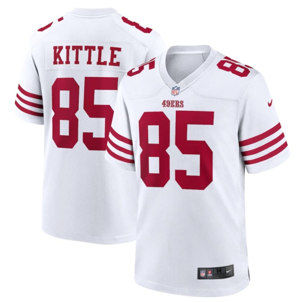 San Francisco 49ers George Kittle White Jersey